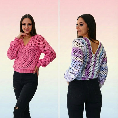 Granny Crochet Sweater