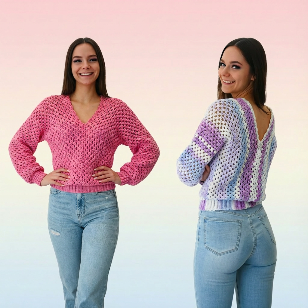 Granny Crochet Sweater